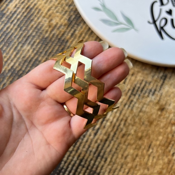 Set of 3 zig-zag bangle bracelets - Picture 10 of 15